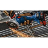 Bosch X-LOCK 4.5-in 18-Volt Sliding Switch Brushless Cordless Angle Grinder