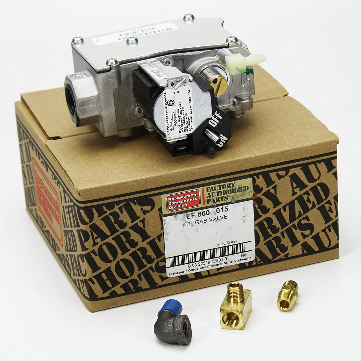 OEM Bryant & Carrier Gas Valve Kit (EF660015)