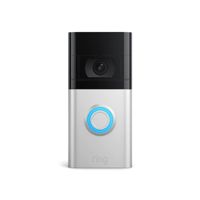 Ring  Video Doorbell 4 - Removable Rechargeable Battery or Hardwired Smart Video Doorbell Camera with Color Pre Roll
