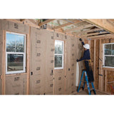 Johns Manville  R- 13 Wall Kraft Faced Fiberglass Roll Insulation 40-sq ft (15-in W x 32-ft L) Individual Pack