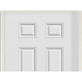 American Building Supply 32-in x 80-in Steel Right-Hand Inswing Primed Prehung Single Front Door Insulating Core