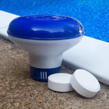 Dispensador de productos químicos flotantes para piscinas