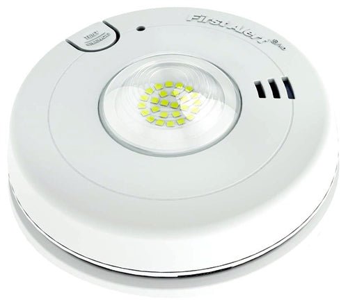 First Alert BRK 7020BSL Hardwired Hearing Impaired Smoke Detector with LED Strobe Light