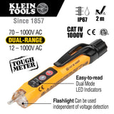 Klein Tools Non-contact Lcd Receptacle Tester Specialty Meter 10 Amp 600-Volt