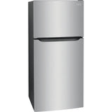 Frigidaire Refrigerador de estante de vidrio con congelador superior de 20 pies cúbicos (acero inoxidable)