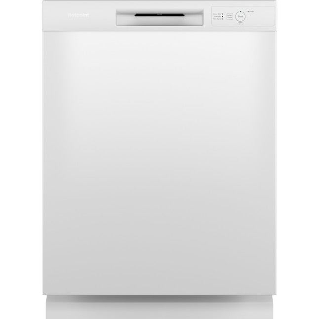 Hotpoint Front Control 24-in Built-In Dishwasher (White)
