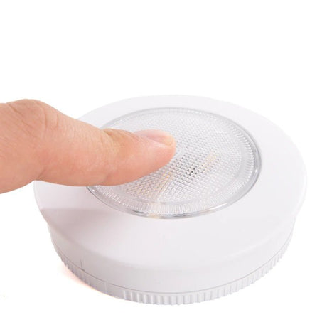 Ecolight 3-Pack 3-in Battery Puck Light