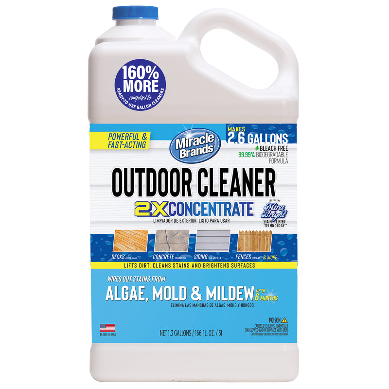 Miracale Brands® Outdoor Cleaner - 1.3-Gallons