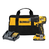 DEWALT 20-volt Max 1/2-in Keyless Brushless Cordless Drill (1-Battery Included, Charger Included and Soft Bag included)