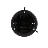 Caja eléctrica de techo de salida/interruptor estándar de trabajo antiguo de policarbonato negro