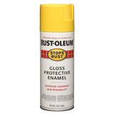 Rust-Oleum  Stops Rust Gloss Sunburst Yellow Spray Paint (NET WT. 12-oz)