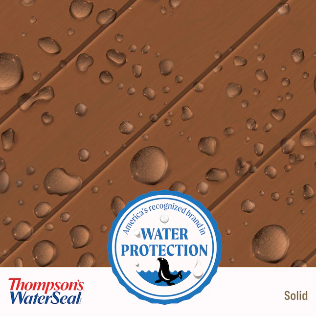 Thompson's WaterSeal Signature Series Pre-tinted Natural Cedar Solid Exterior Wood Stain and Sealer (1 galón)