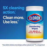 Clorox Toallitas de limpieza desinfectantes sin lejía, (85 toallitas)