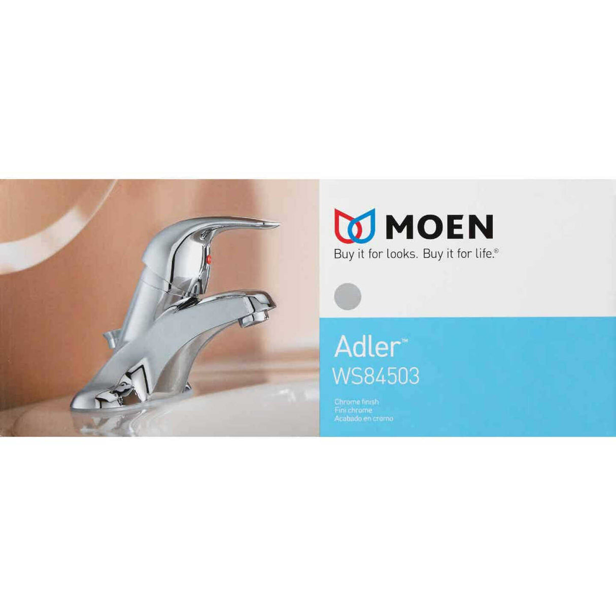 Moen Adler Single Handle Lavatory Faucet  (Chrome)