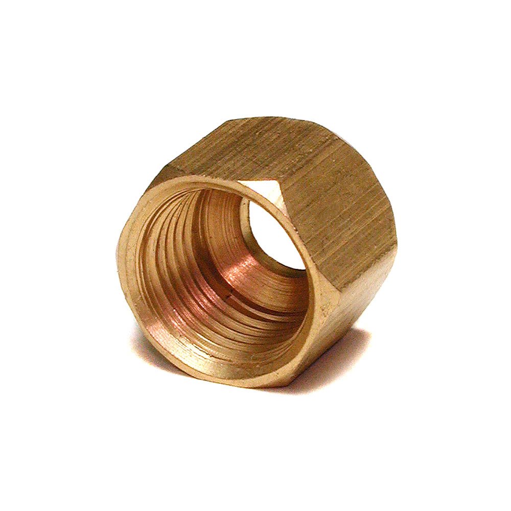 Dial ¼” Compression Brass Nut