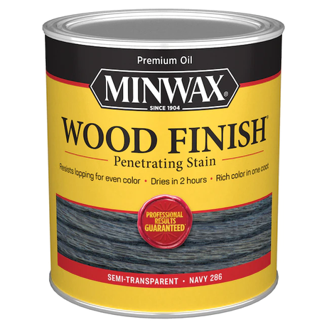 Minwax  Wood Finish Oil-Based Navy Semi-Transparent Interior Stain (1-Quart)
