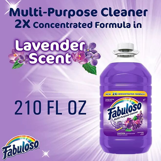 Fabuloso Cleaning Product Lavender Spiral Notebook for Sale by