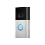 Ring Video Doorbell 4 – Abnehmbarer wiederaufladbarer Akku oder festverdrahtete Smart-Video-Türklingelkamera mit Farbvorlauf
