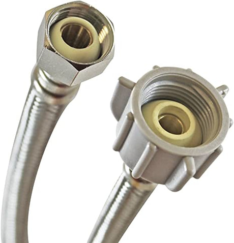 Eastman 3/8 in. Comp x 7/8 in. Ballcock nut Toilet Connector (12" Length)