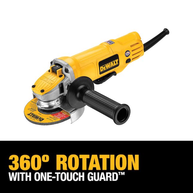 DeWalt 4.5-in-Amp Paddle Switch Corded Angle Grinder