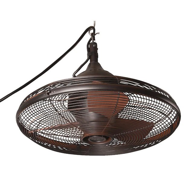 Harbor Breeze Valdosta 20-in Oil Rubbed Bronze Indoor/Outdoor Cage Ceiling Fan (3-Blade)