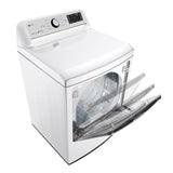 LG  EasyLoad Smart Wi-Fi Enabled 7.3-cu ft Electric Dryer (White) ENERGY STAR