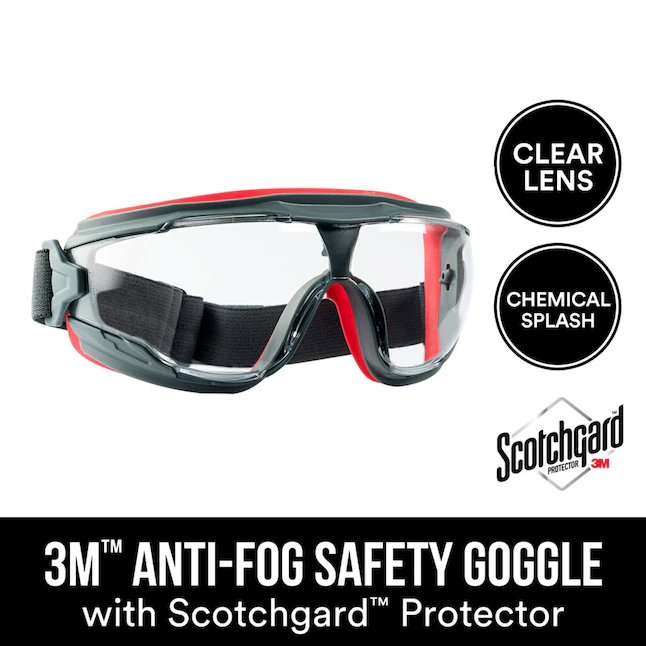 Gafas de seguridad antivaho de plástico 3M Scotchgard