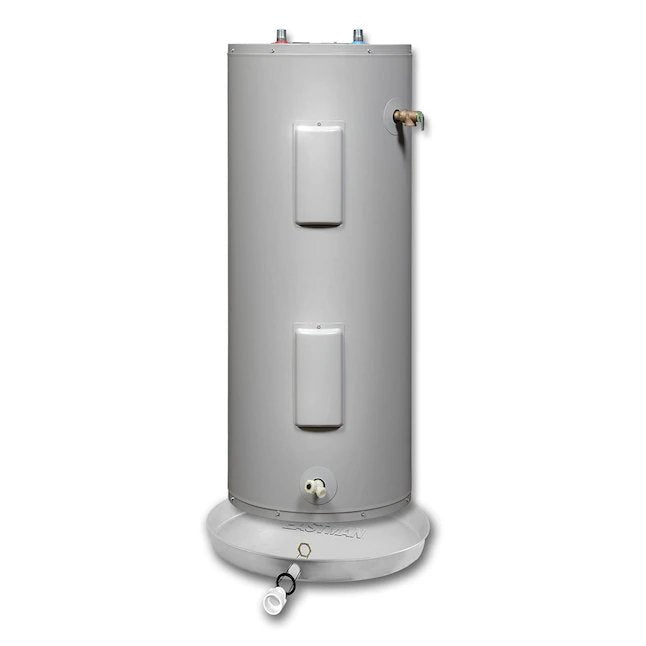 Bandeja de drenaje para calentador de agua Eastman de 26 pulgadas de diámetro interior - Aluminio