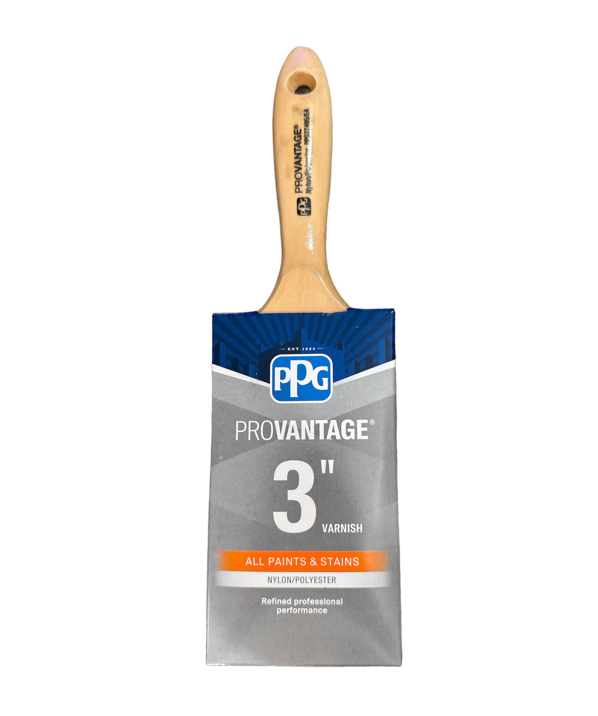 PPG ProVantage 3 in. Flat Varnish Brush