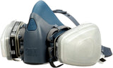 3M Professional Farb-Atemschutzmaske, empfohlen für Sprühlackierungen und Arbeiten mit Lösungsmitteln, lang anhaltender Komfort, mittel, N95, 7512PA1-A