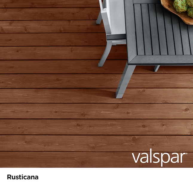 Tinte y sellador para madera exterior semitransparente Valspar® Rusticana (1 galón)