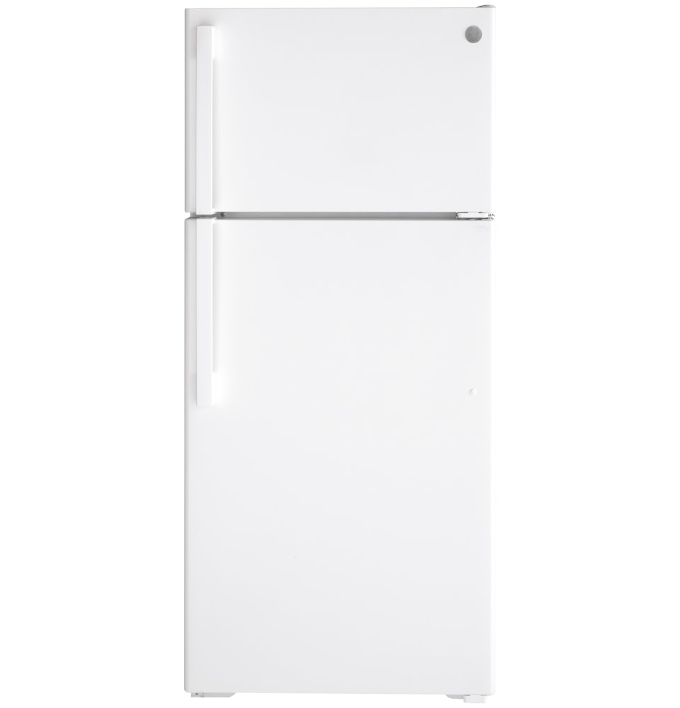 GE 16,6 cu ft Top-Freezer-Kühlschrank (weiß) 