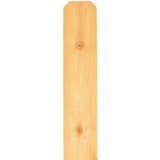 5/8-in x 4-in x 6-ft Western Red Cedar Dog Ear Fence Picket
