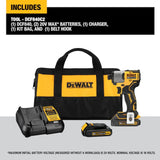 DeWalt Brushless 20-volt Max 1/4-in Variable Speed Brushless Cordless Impact Driver (2-Batteries Included)