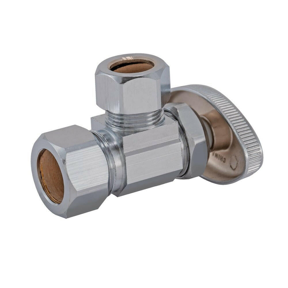 Eastman Speed-Flex Multi-Turn Angle Stop Valve - 5/8 in. OD Comp x 1/2 ...