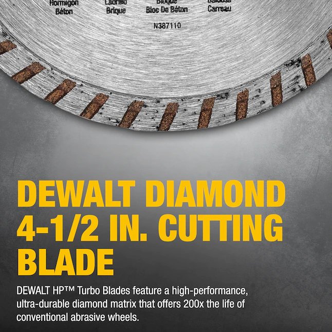 DeWalt Diamond 4,5-Zoll-Schleifscheibe