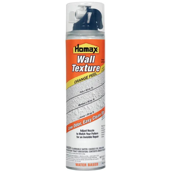 Homax 4091 Textura de pared en aerosol a base de agua - Cáscara de naranja 10 oz