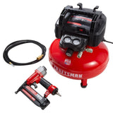 CRAFTSMAN 6-Gallons Portable 150 PSI Pancake Air Compressor with Accessories