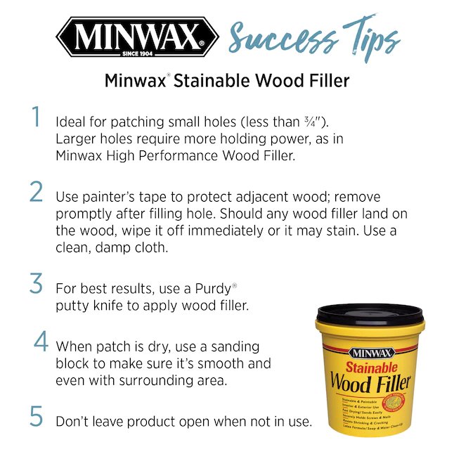 Minwax  6-oz Stainable Wood Filler