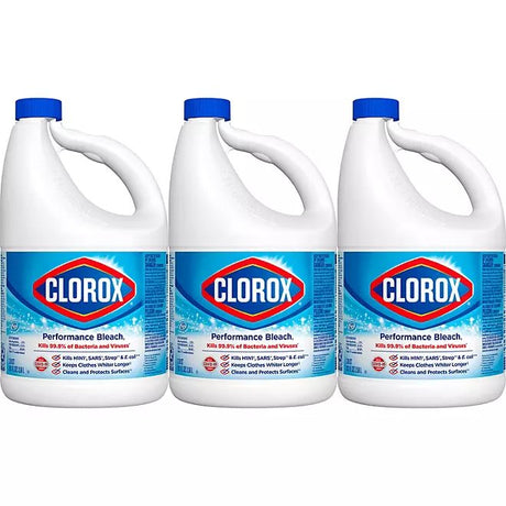 Clorox Performance Bleach (121 onzas líquidas/botella, paquete de 3)