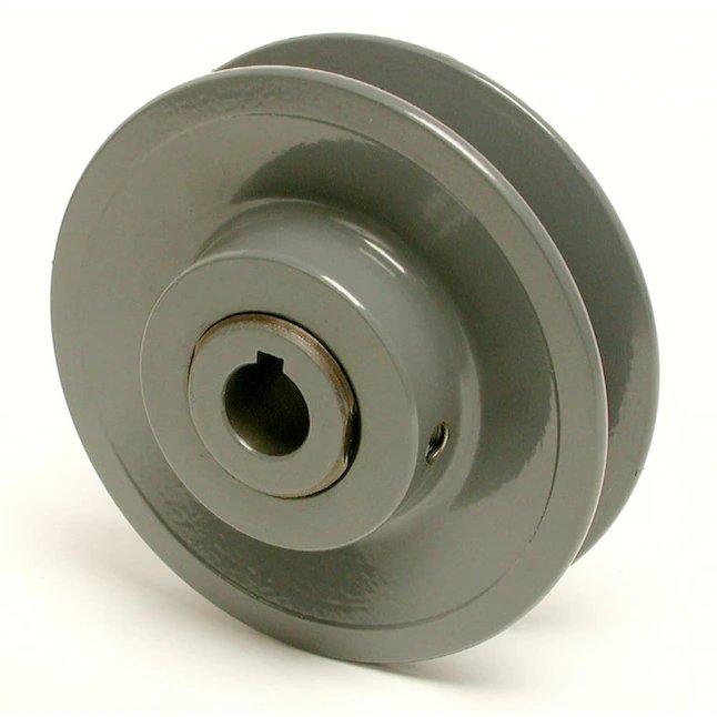 Polea de motor de hierro fundido con dial (3½" x ½")