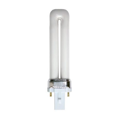 GE - Bombilla CFL de 7 vatios EQ F7BX de luz blanca suave regulable