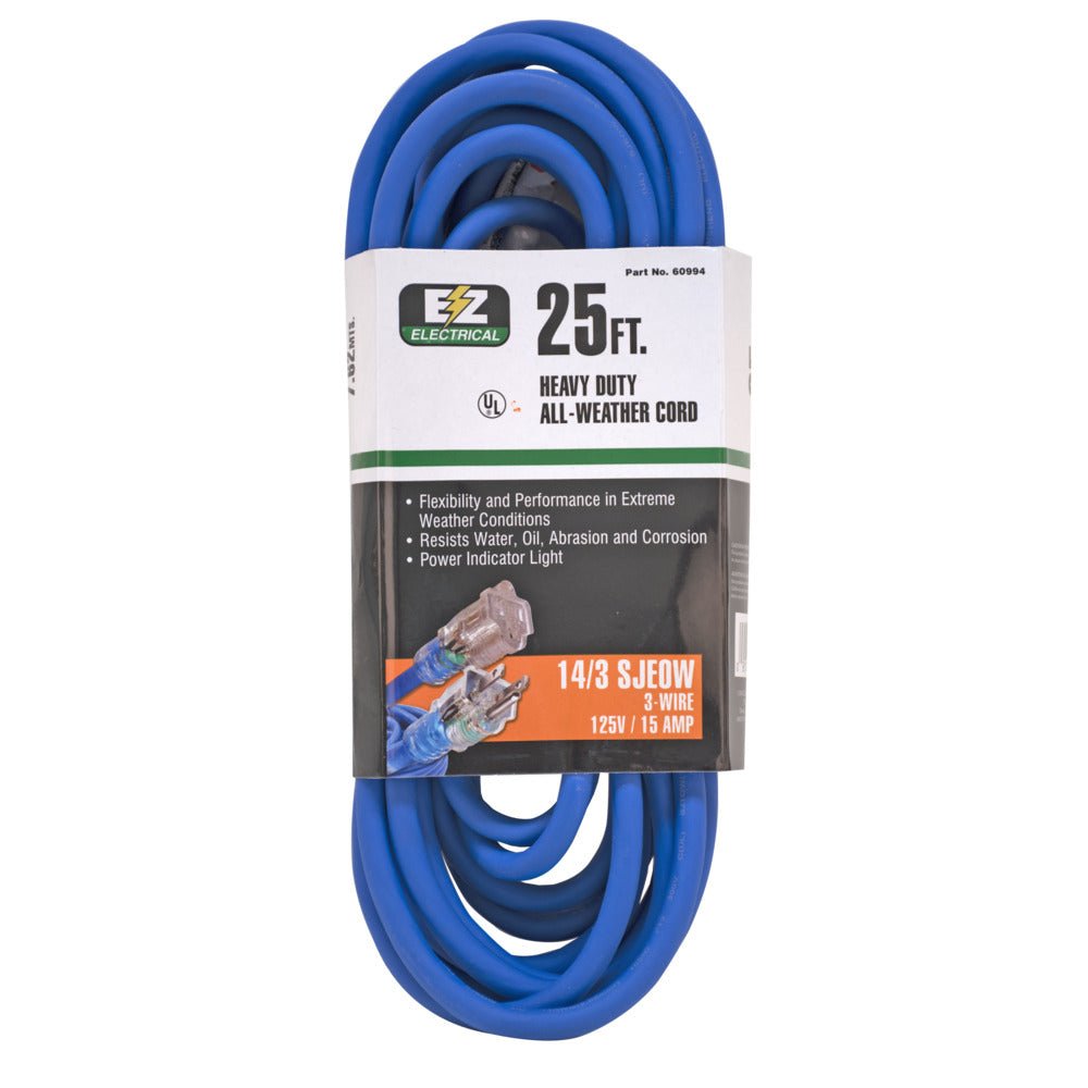 EZ-FLO 25 ft.  Extension Cord for All Weather