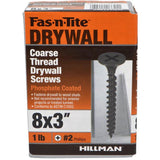 Fas-n-Tite #8 x 3-in Bugle Coarse Thread Drywall Screws