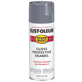 Rust-Oleum Stops Rust Gloss Pintura en aerosol gris humo (NET WT. 12 oz)