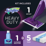 Swiffer WetJet Starter Kit Double Nozzle 16.9-fl oz Spray Mop
