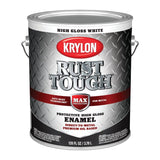Krylon Rust Tough Rust Preventative Enamel Oil-Based Interior/Exterior (High-Gloss Cooler Beige, 1-Gallon)