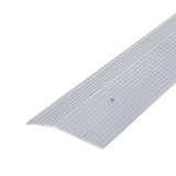 M-D Fluted Silver 2-in W x 36-in L Aluminum Floor Carpet Trim
