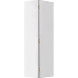 ReliaBilt 30-in x 80-in White Flush Hollow Core Primed Hardboard Bifold Door