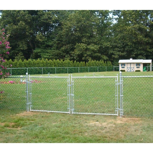 6-ft H x 3-in W Silver Galvanized Steel Terminal Fence Post